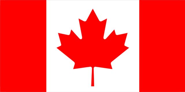 Canada Flag Photo License Plate