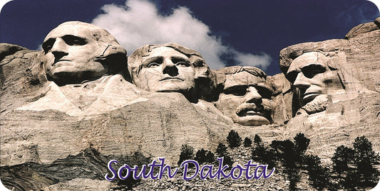 South Dakota Scenery Photo License Plate