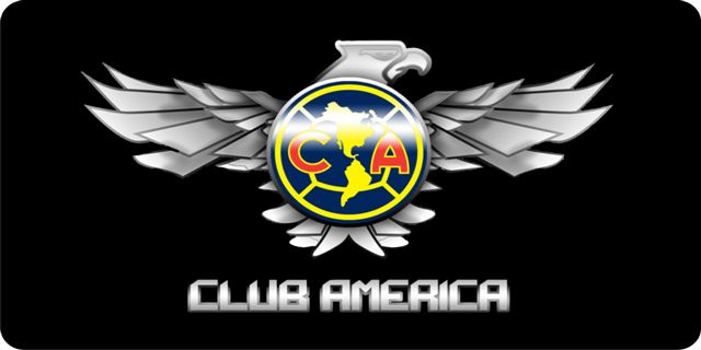 Club America With Eagle Photo License Plate