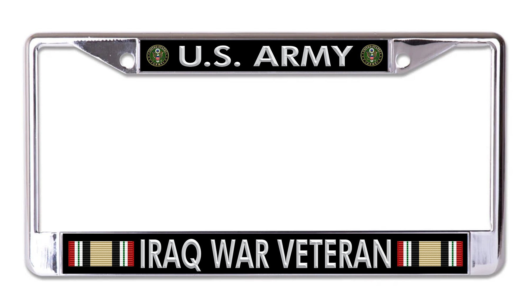 Operation Iraq Freedom Veteran Proudly Served License Plate US Veteran Auto Tag