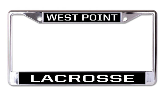 West Point Lacrosse Chrome License Plate Frame