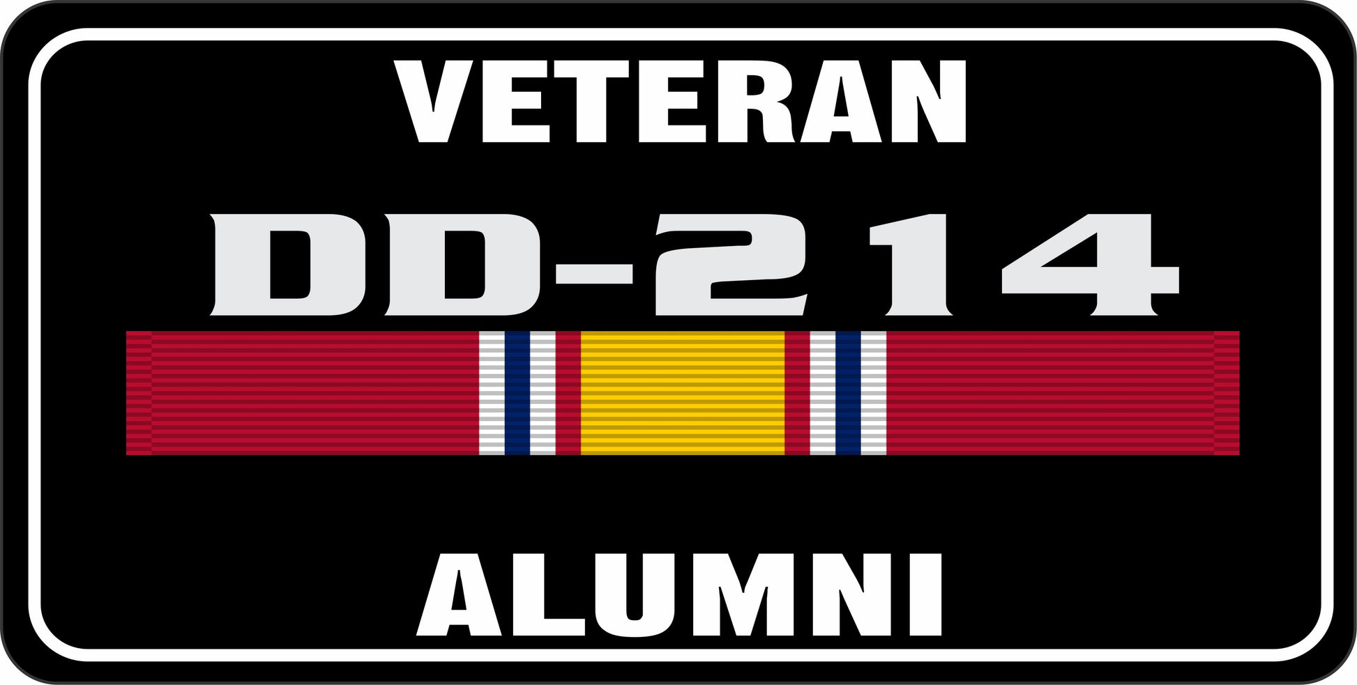 Veteran DD-214 Photo License Plate