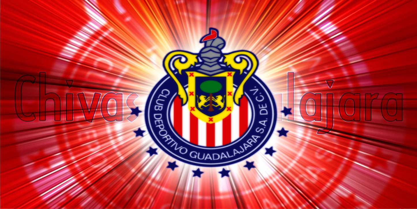 Chivas On Red Photo License Plate