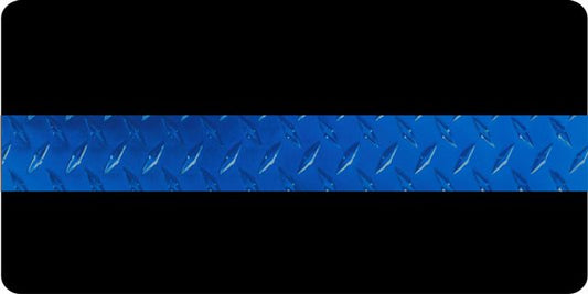 Police Thin Blue Line Photo License Plate