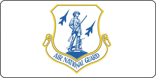 Air National Guard Photo License Plate