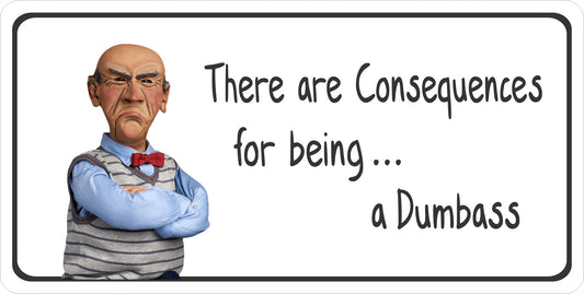 Walter The Puppet Consequences Photo License Plate