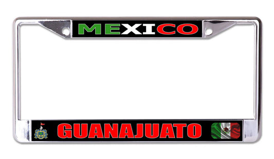 Mexico Guanajuato Chrome License Plate Frame