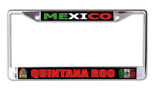 Mexico Quintana Roo Chrome License Plate Frame