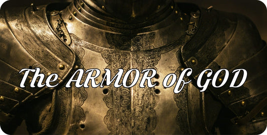 The Armor Of God Metal License Plate