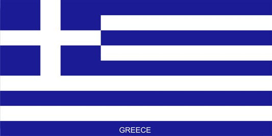 Greece Flag Photo License Plate