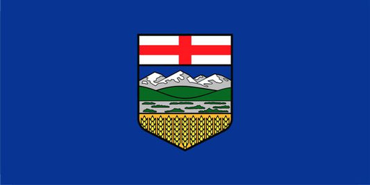 Alberta Flag Photo License Plate