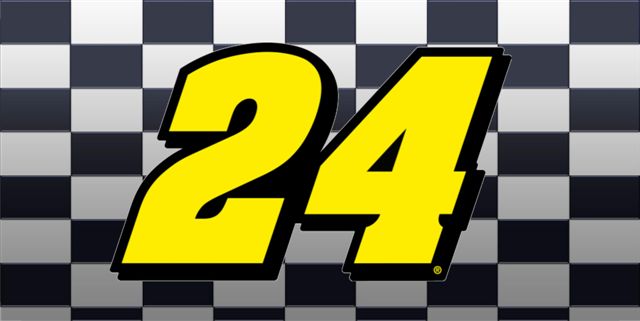 Jeff Gordon #24 Photo License Plate