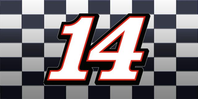 Tony Stewart #14 Photo License Plate