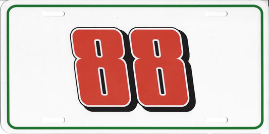 Nascar #88 Photo License Plate