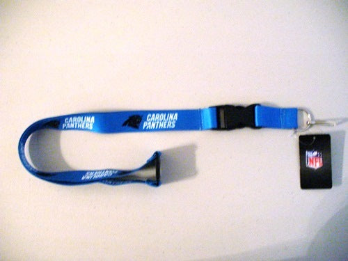 Carolina Panthers Lanyard With Neck Safety Latch