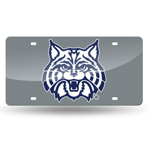 Arizona Wildcats Logo Silver Laser License Plate