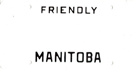 Design it Yourself Manitoba Look Alike Plate