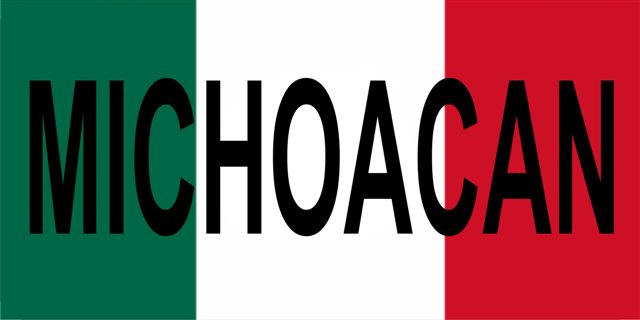 Mexico Michoacan Photo License Plate