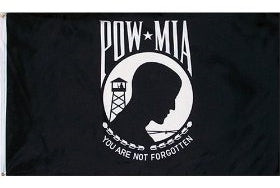 Prisoner Of War Missing In Action Polyester Flag