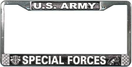 U.S. Army Special Forces License Plate Frame