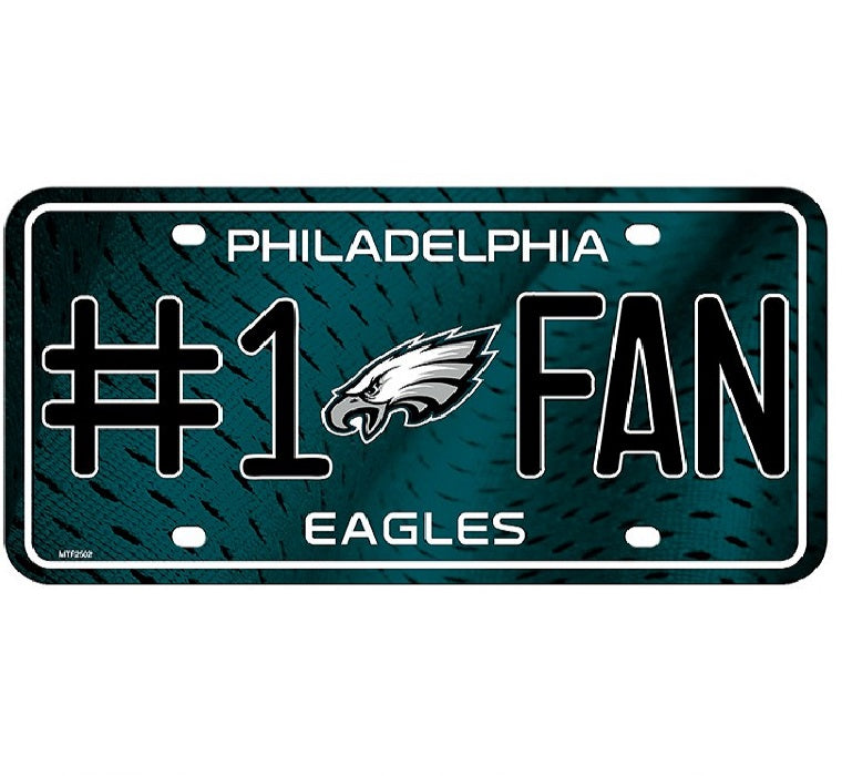 Philadelphia Eagles #1 Fan License Plate