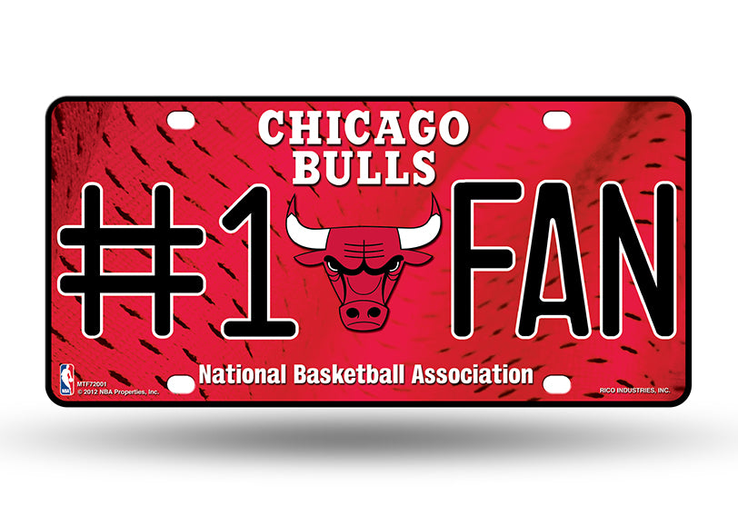 Chicago Bulls #1 Fan License Plate