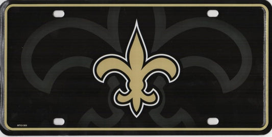 New Orleans Saints Primary Logo Metal License Plate