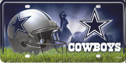 Dallas Cowboys Metal License Plate