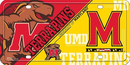 Maryland Terrapins Metal License Plate