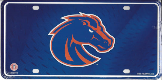 Boise State Broncos Metal License Plate