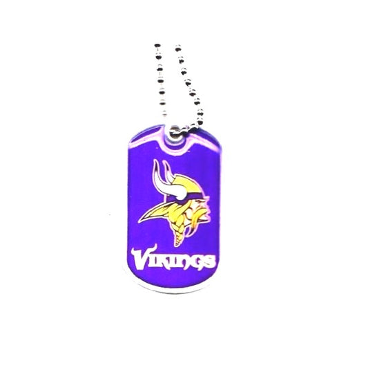 Minnesota Vikings Domed Dog Tag