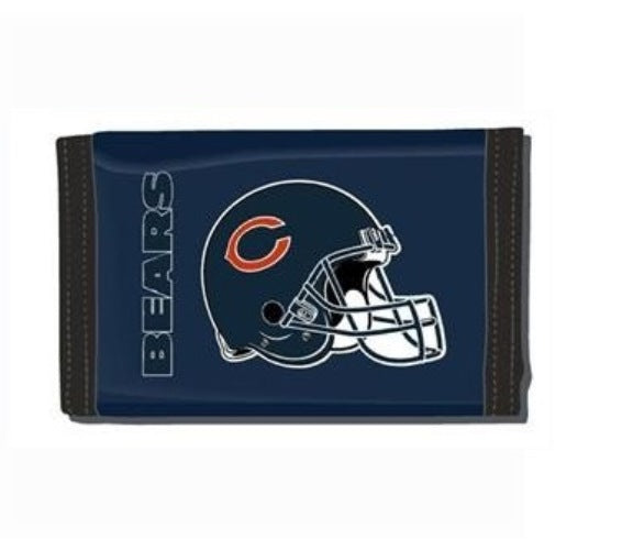 Chicago Bears Nylon Trifold Wallet