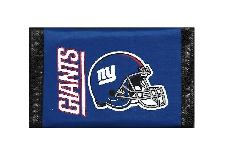 New York Giants Nylon Trifold Wallet