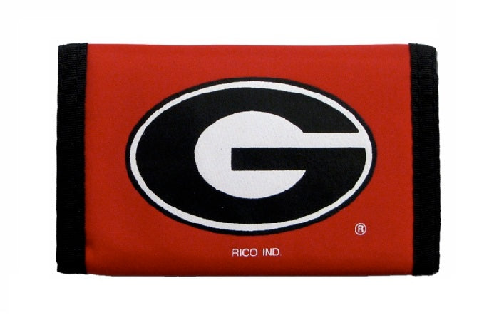 Georgia Bulldogs Nylon Trifold Wallet