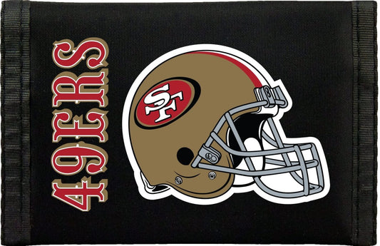 San Francisco 49ers Nylon Trifold Wallet