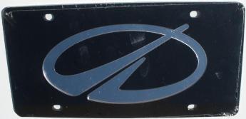 Oldsmobile Black Laser Cut License Plate