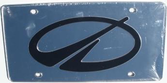 Oldsmobile Silver Laser License Plate