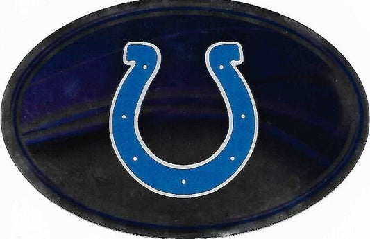 Indianapolis Colts Chrome Die Cut Oval Decal