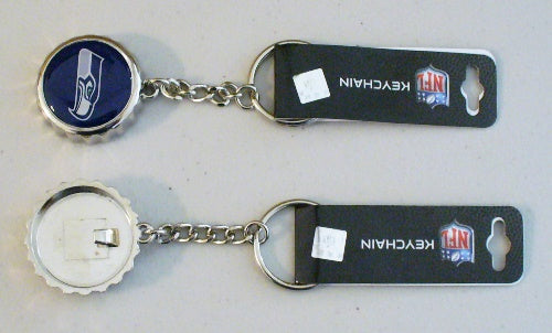 Seattle Seahawks Bottle Cap Keychain