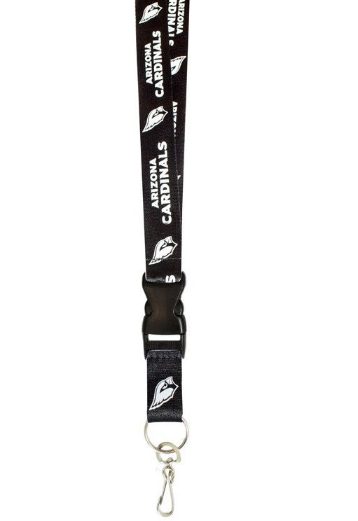 Arizona Cardinals Blackout Lanyard With Safety Latch