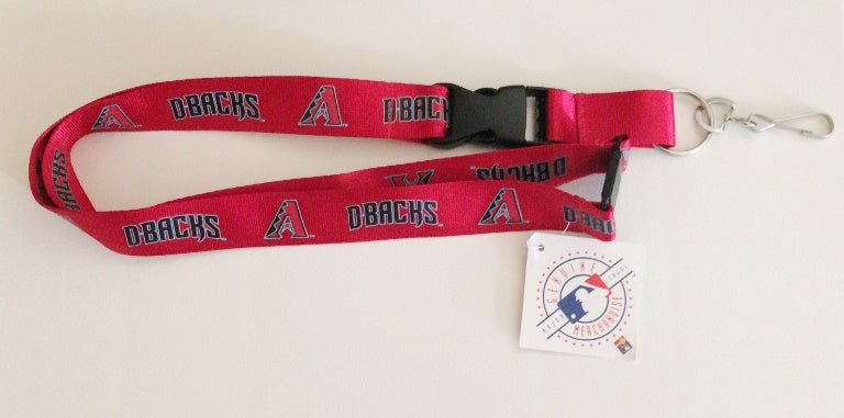 Arizona Diamondbacks Red Lanyard With Safety Latch