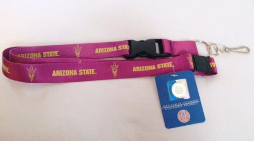 Arizona State Sun Devils Team Lanyard With Safety Latch