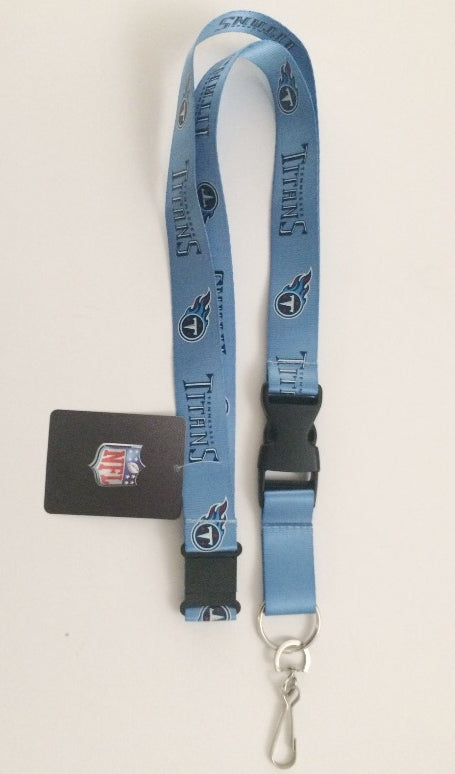 Tennessee Titans Blue Lanyard With Safety Latch