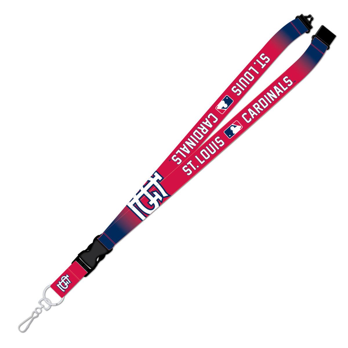 St. Louis Cardinals Crossover Lanyard With Safety Latch