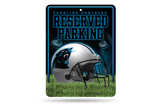 Carolina Panthers Metal Parking Sign