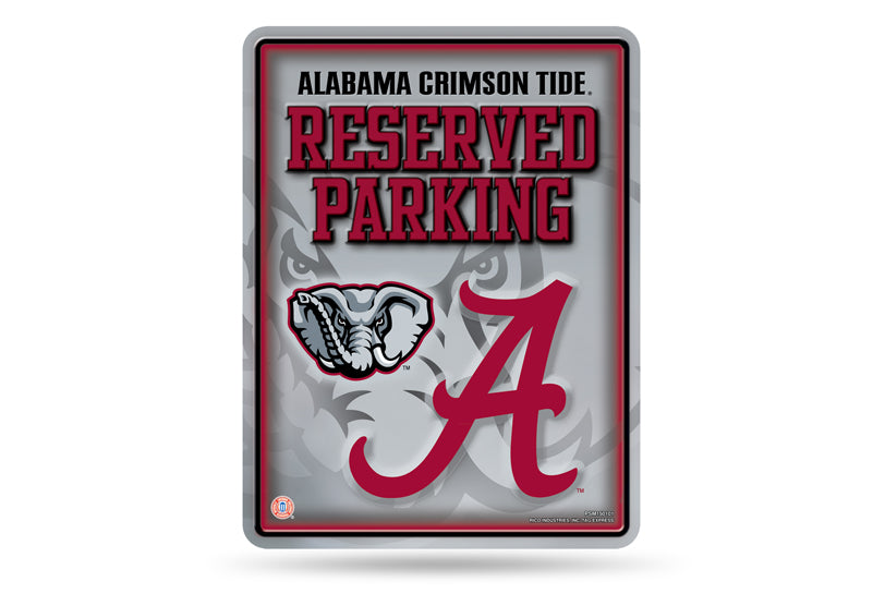 Alabama Crimson Tide Metal Parking Sign