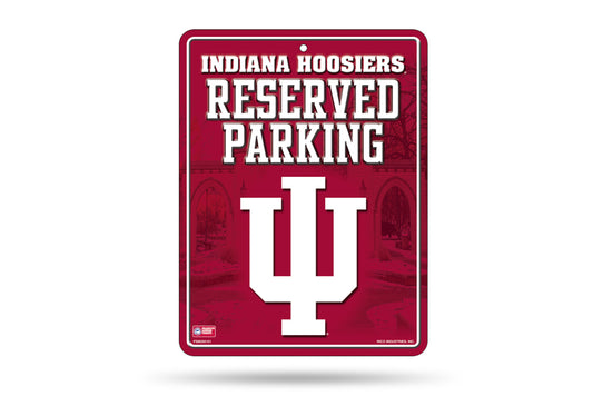 Indiana Hoosiers Metal Parking Sign