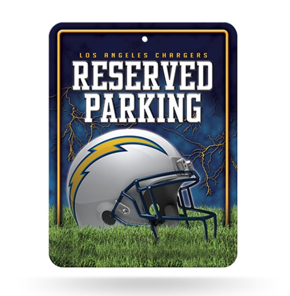 Los Angeles Chargers Metal Parking Sign