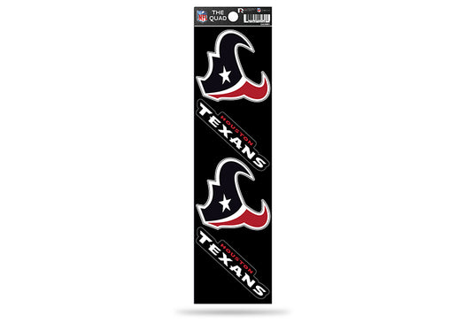 Houston Texans Quad Decal Set