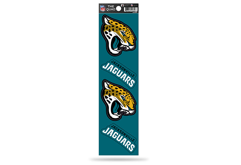 Jacksonville Jaguars Quad Decal Set